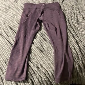 Lululemon Invigorate High Rise Crop leggings